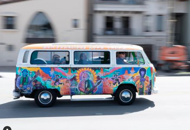San Francisco Tour Bus Hippie Buses